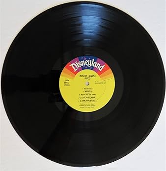 Walt Disney: Mickey Mouse Disco LP VG++/NM Canada Disneyland